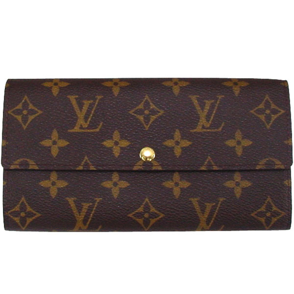 ルイヴィトン　モノグラム　ポルトファイユ・サラ　旧型